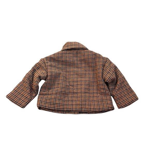 Kinder Mo: Vint‎ houndstooth children’s jacket brown 1-2Y - Picture 7 of 7